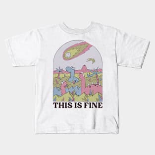 This Is Fine Kids T-Shirt